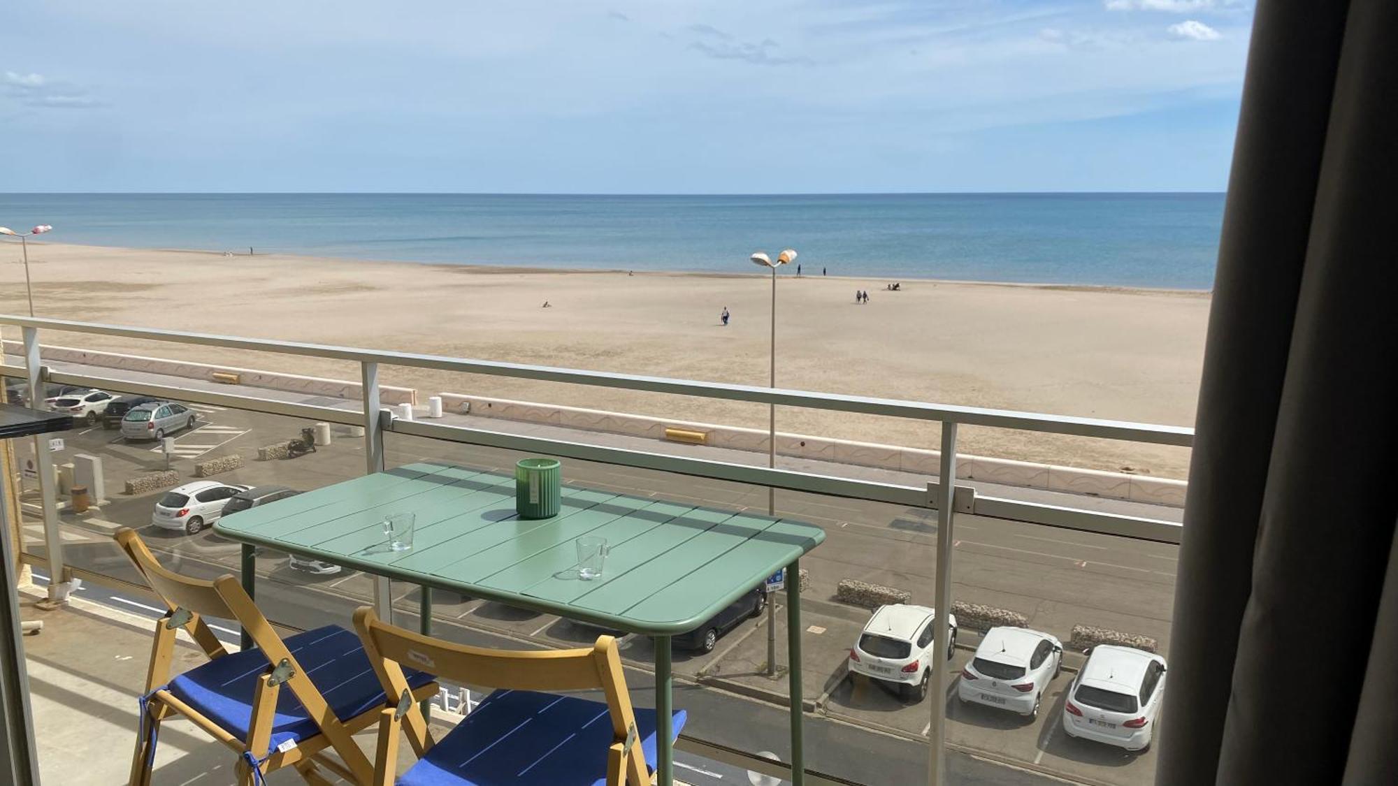 Appt T3 Front De Mer Belle Vue Narbona Exterior foto